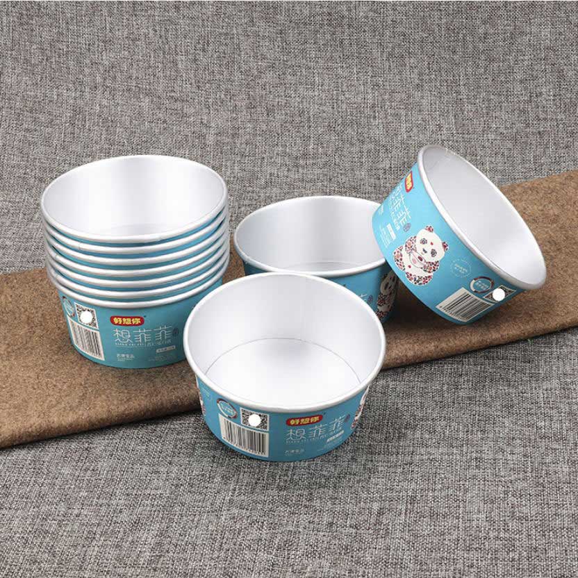 Bowl Paper Aluminium Kraft