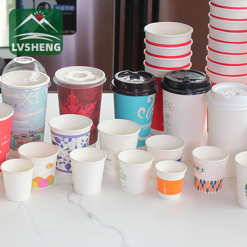 Produsen logo khusus dicithak kemasan Cangkir Kopi Takeout