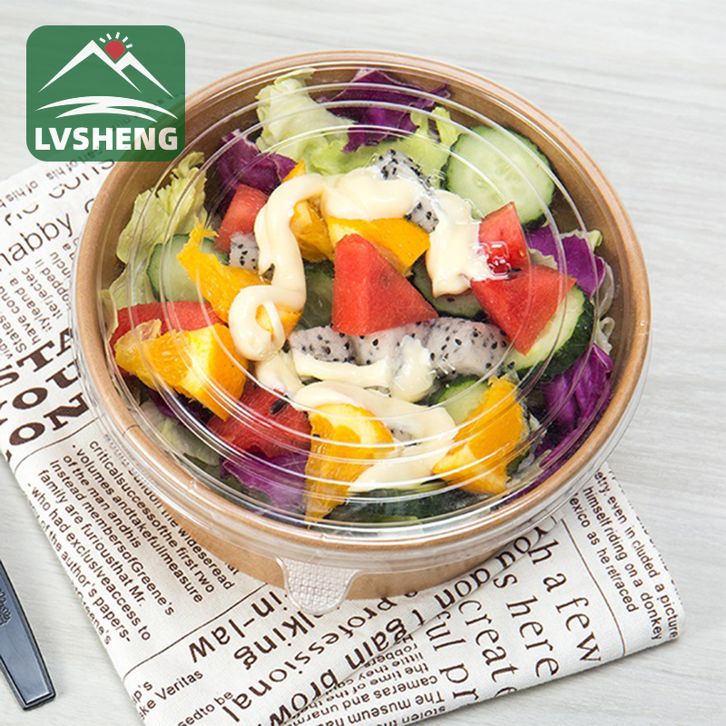 Bowl salad kanthi tutup kanggo salad seger