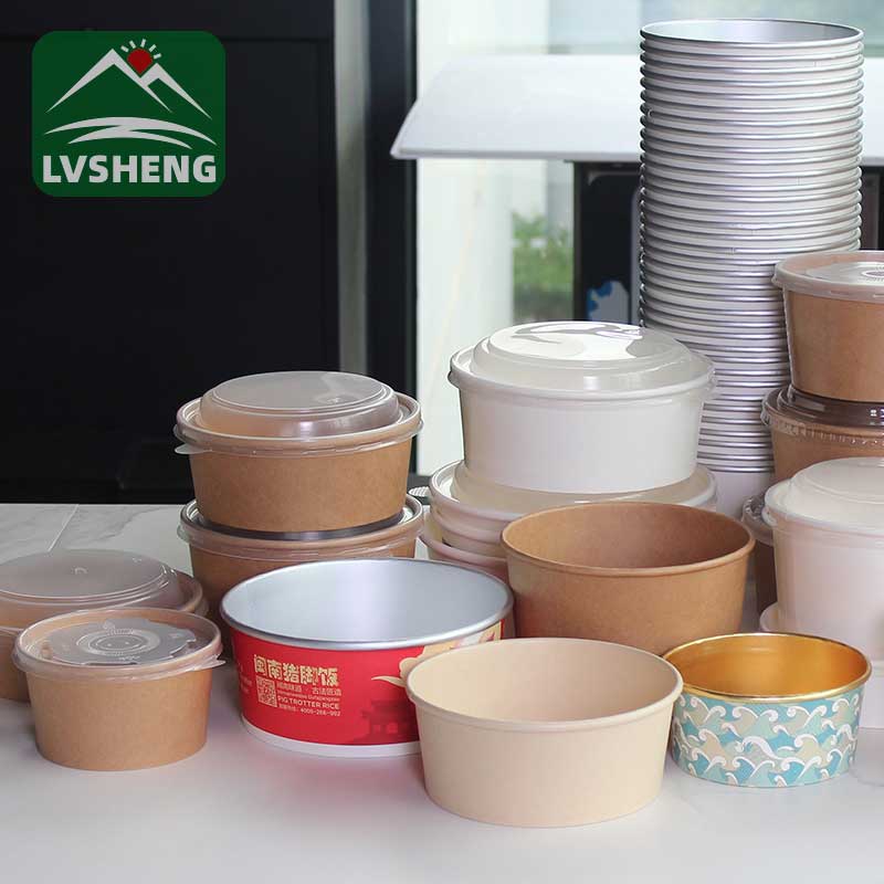 Catering Restaurant Ngarep Take-out Paper Bowl