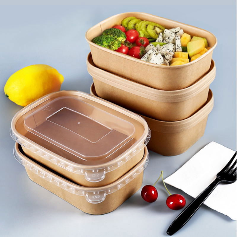 Bowl Kertas Kraft Rectangle